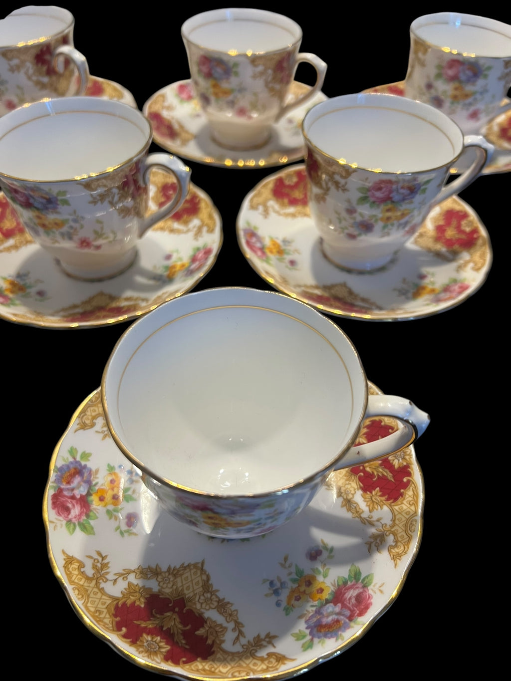 6 Coffee Demitasse cups & saucers image 4