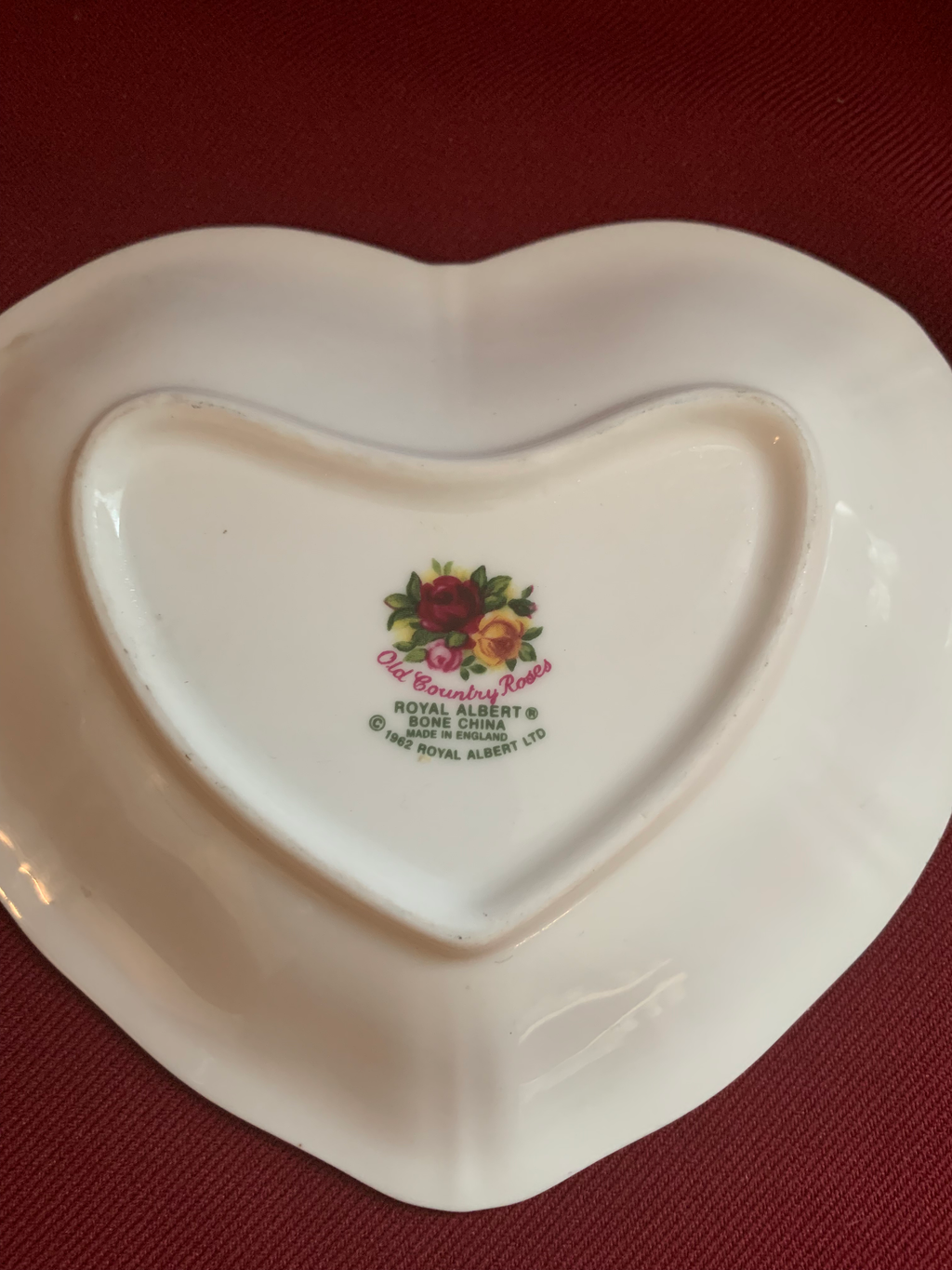Old Country Roses Happy Birthday Trinket Dish image 2
