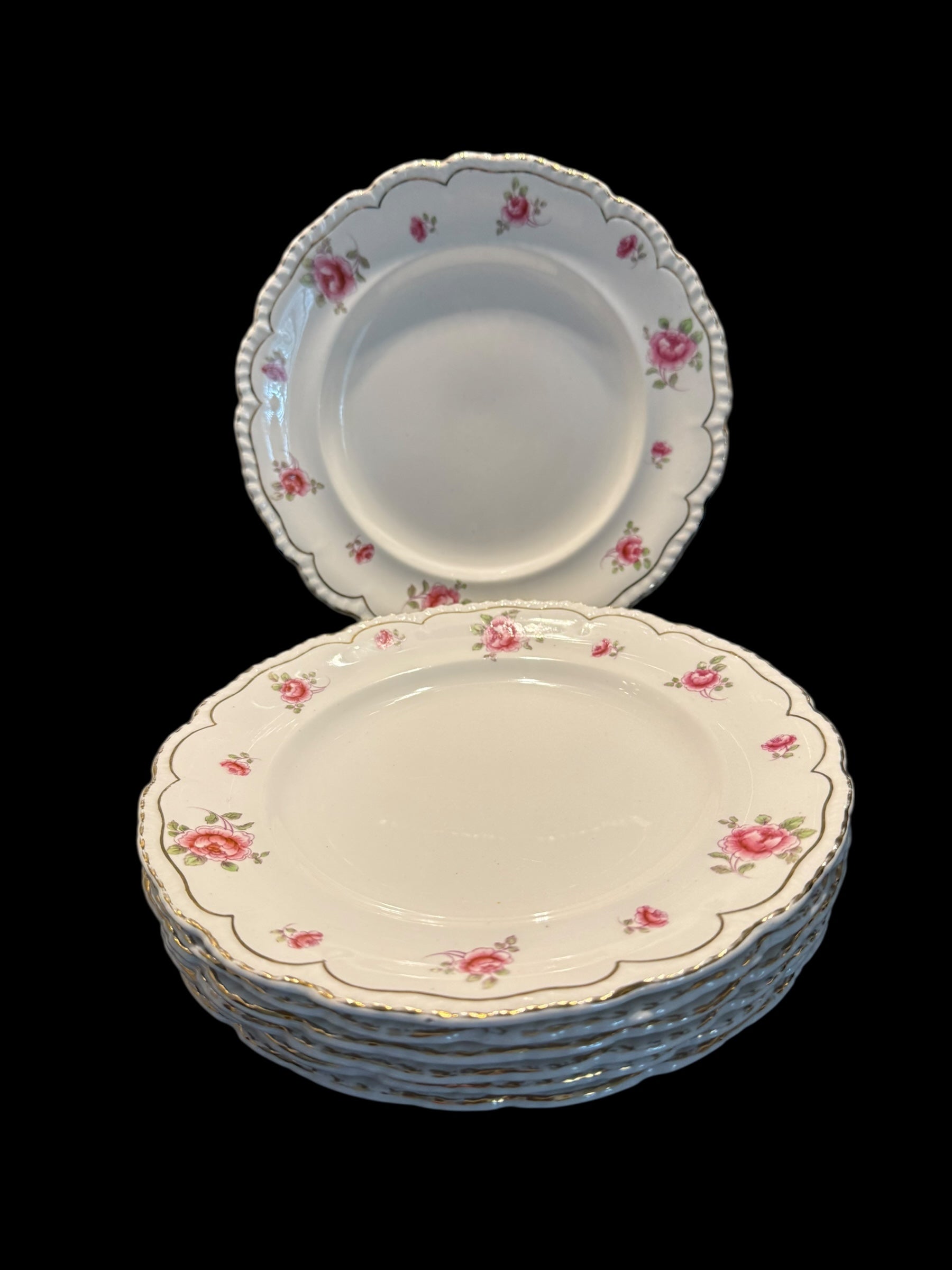 John Maddock & Son. Antique Dinner Plates. Set 6 image 3