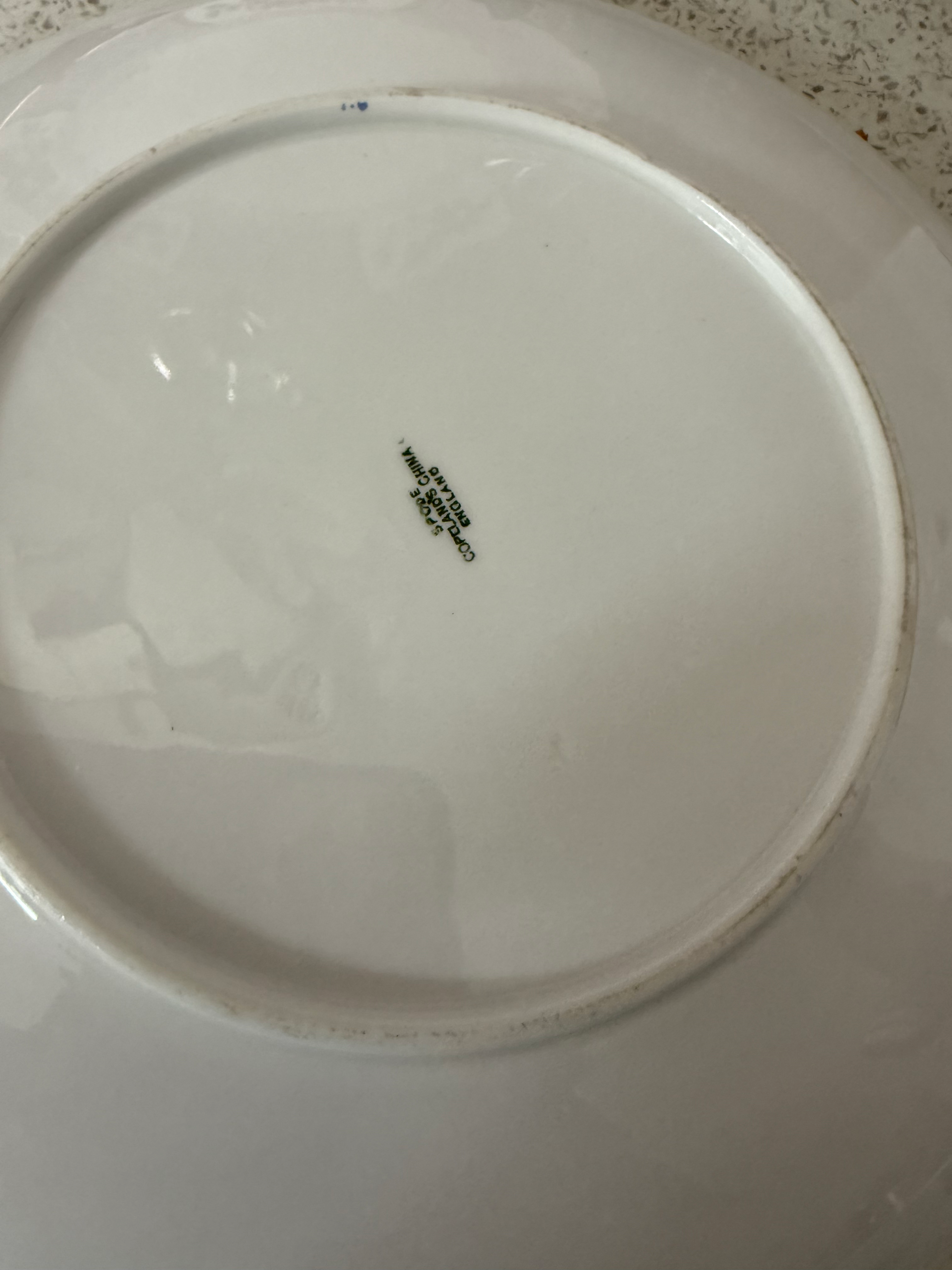 Copeland Spode. Pair Antique Vintage China Cake Plates. image 5