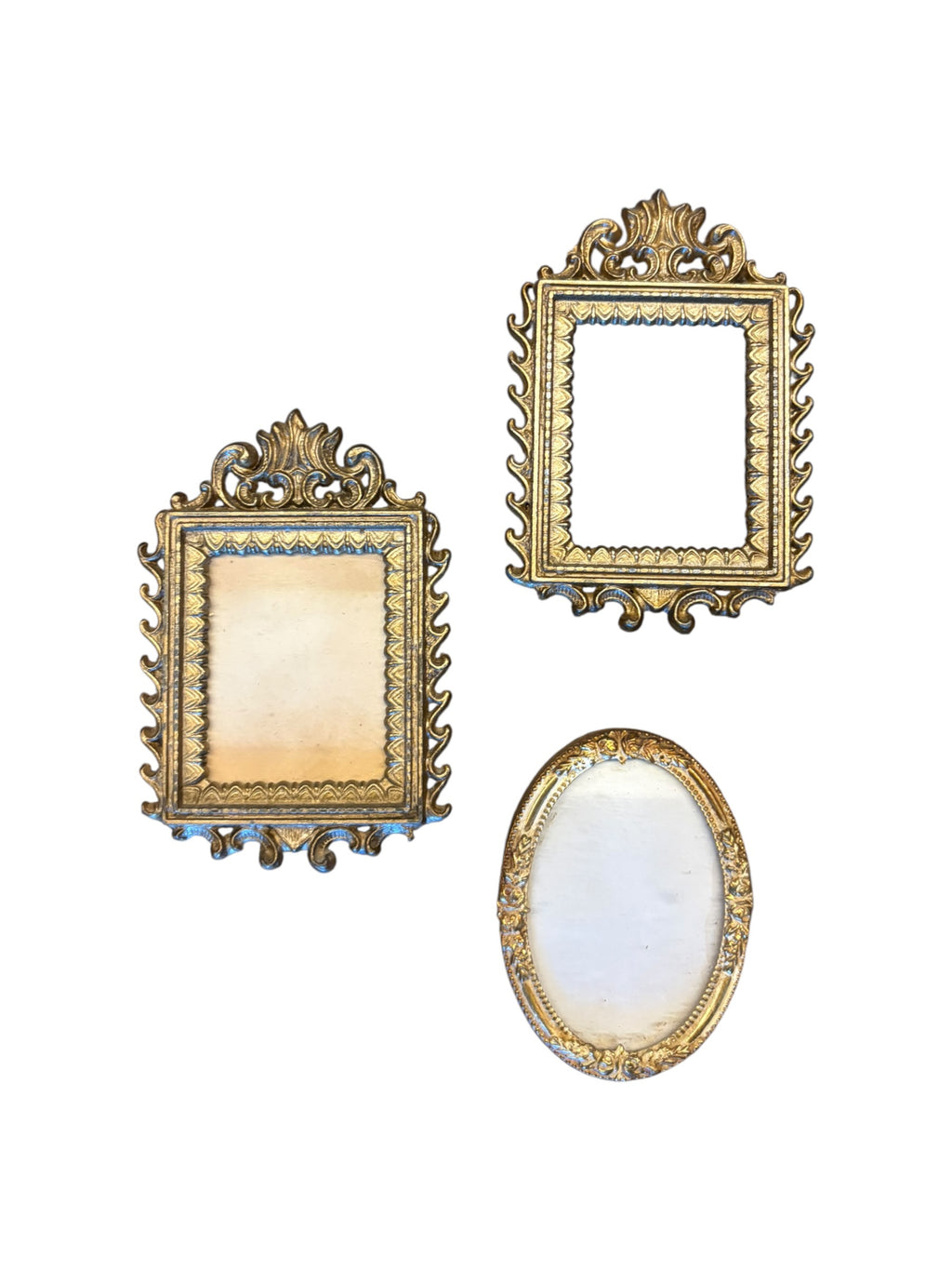 Set of 3 Minature Vintage Frames  image 0