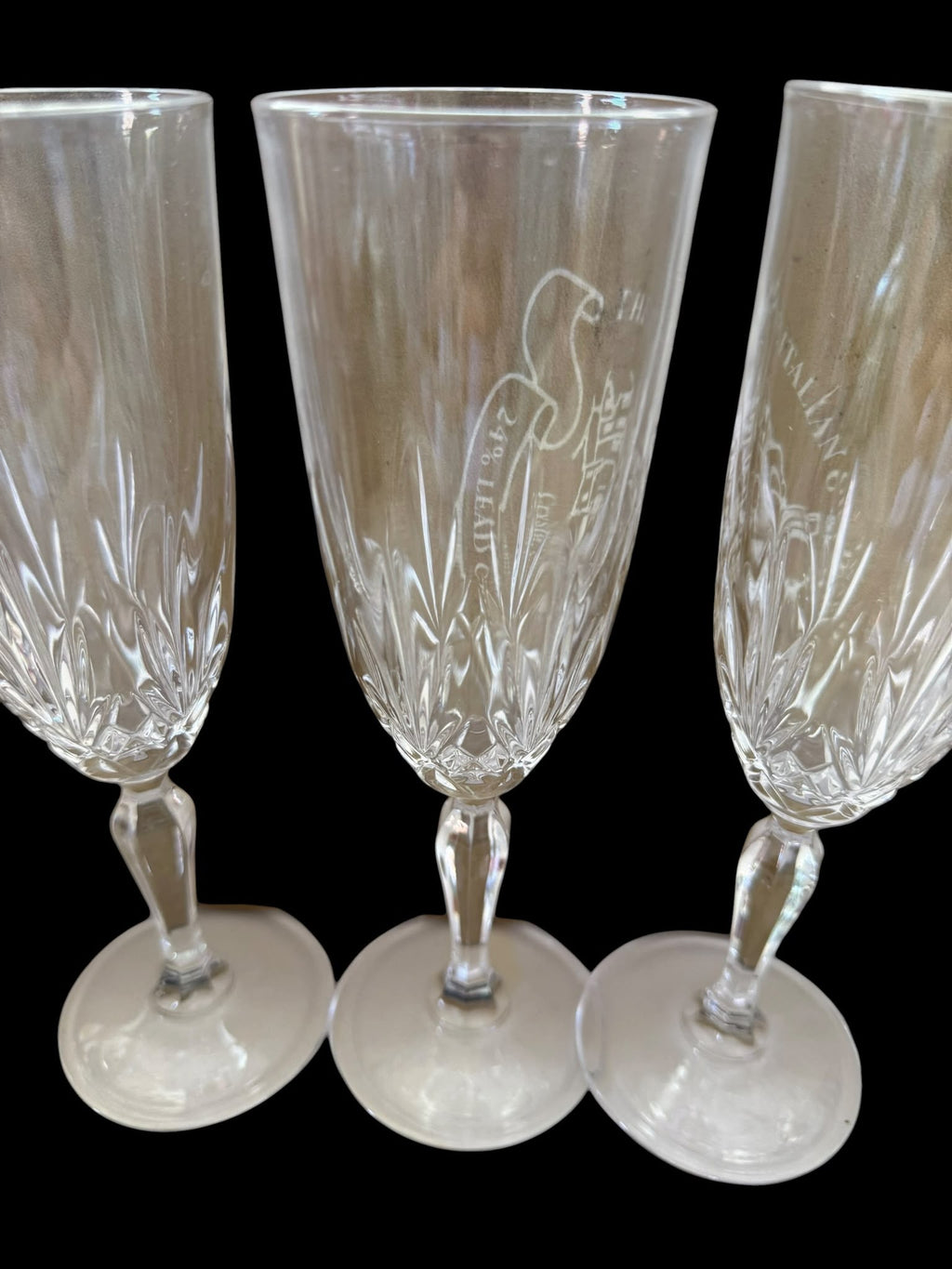 Set of 6 Vintage Champagne Coupes