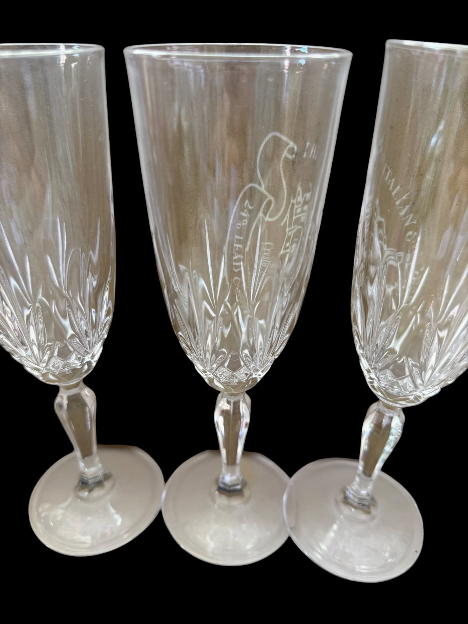 Set of 6 Vintage Champagne Coupes