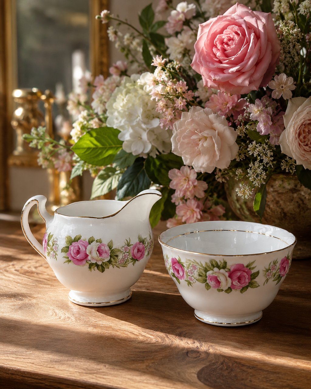 Colcough “Enchantment” Small Milk Jug & Sugar Bowl