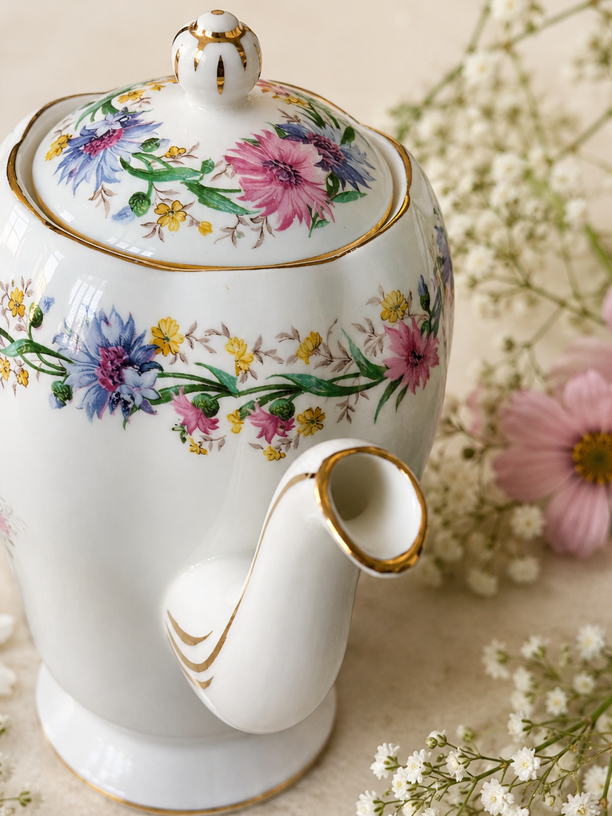 Foley Cornflower Coffee Pot