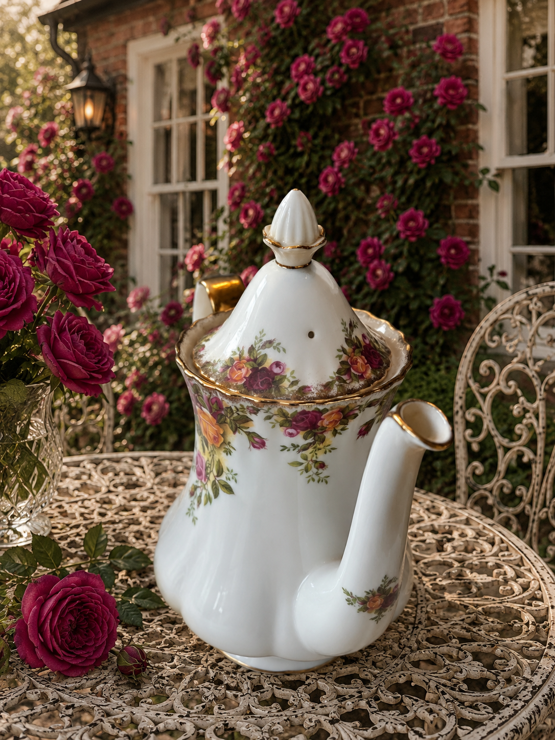 Royal Albert Old Country Roses Large Coffee Pot
