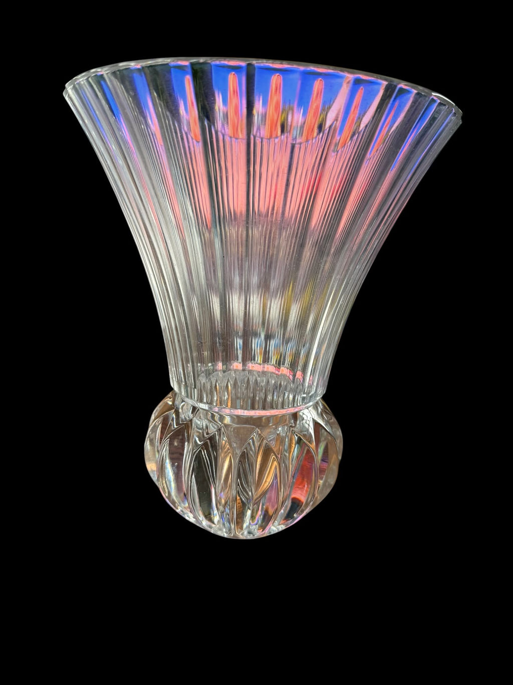 Large Crystal Vase
