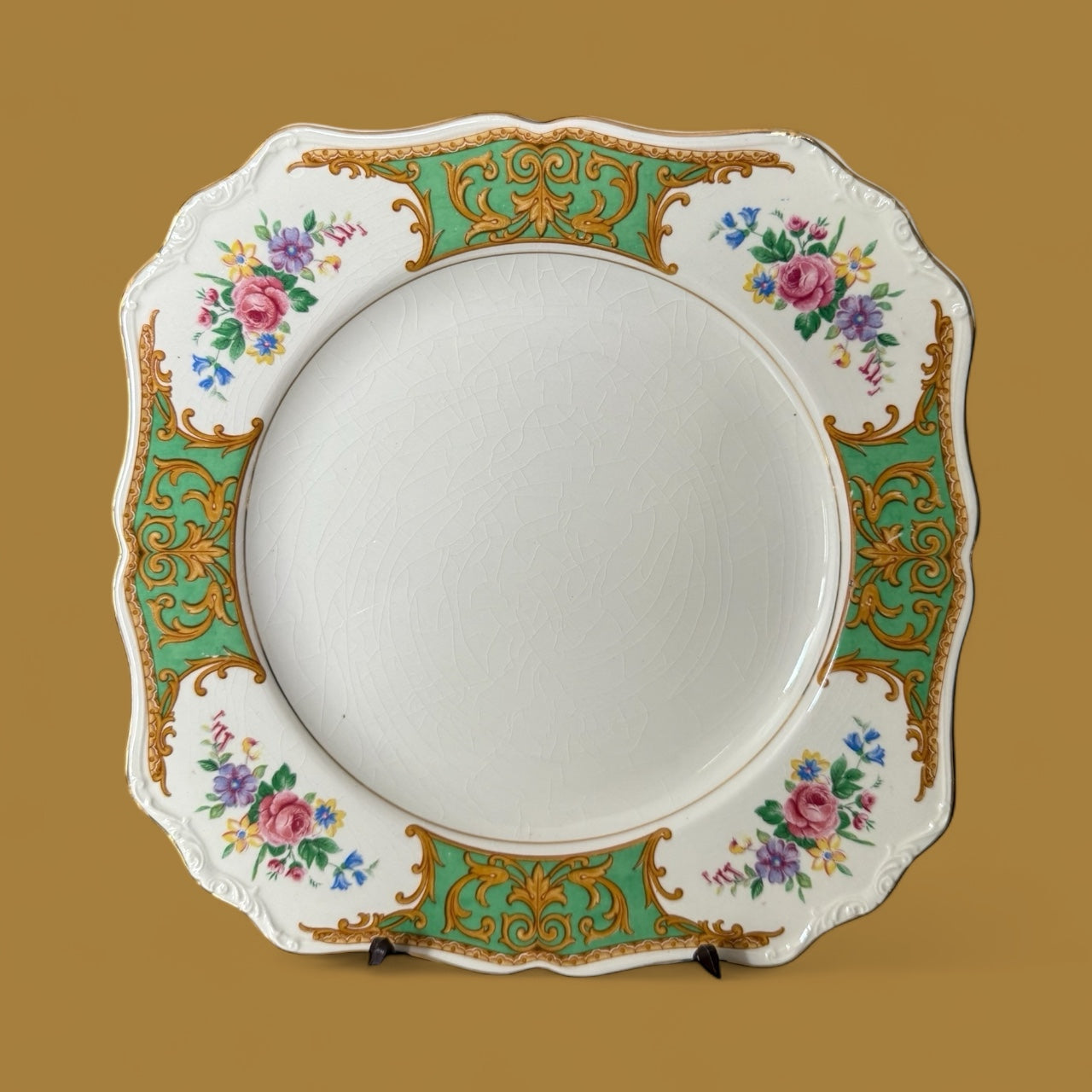 J & G Meakin Antique Victorian China Cake Plate.  image 0