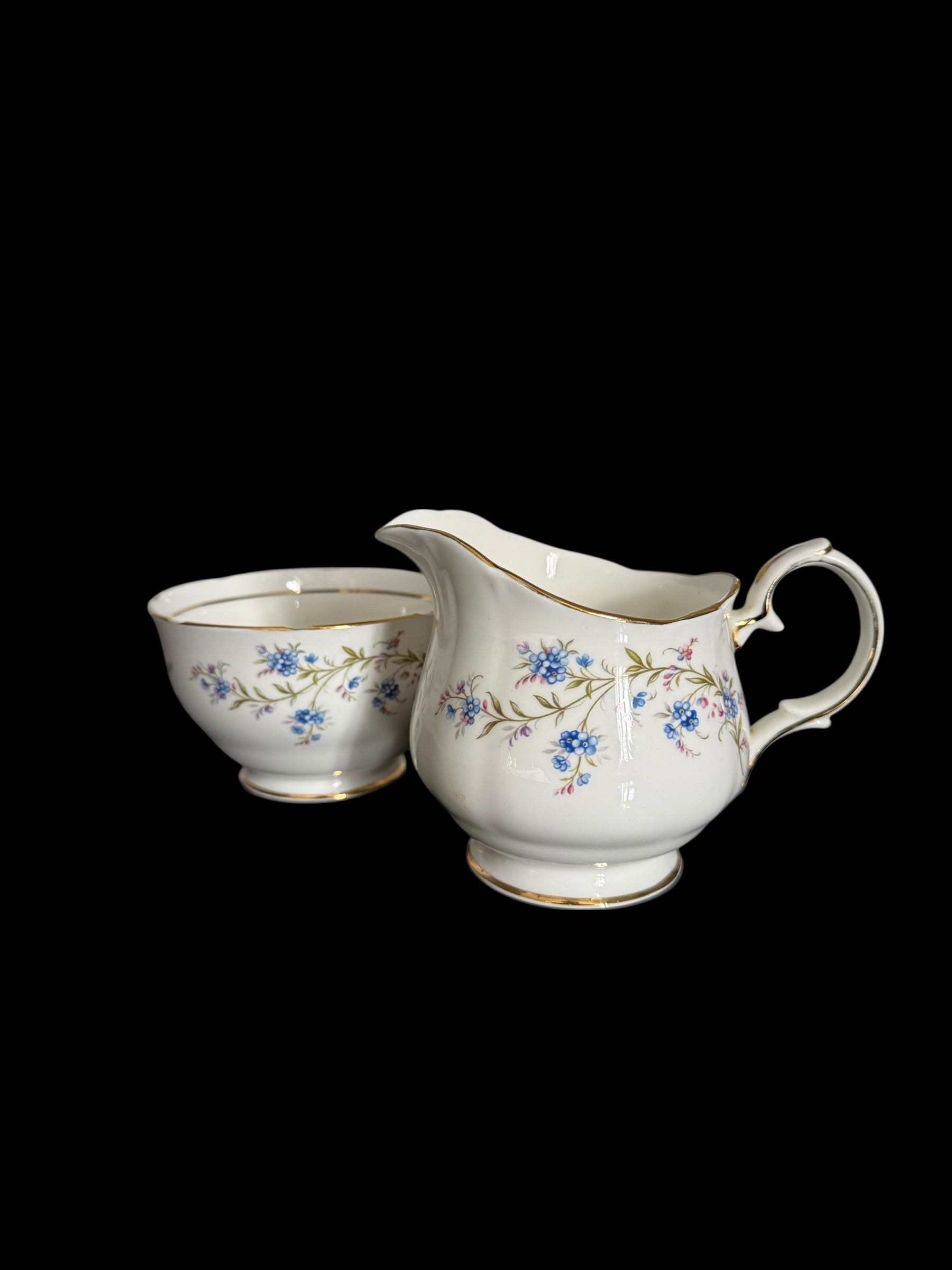 Duchess English China Milk Jug & Sugar Bowl image 0
