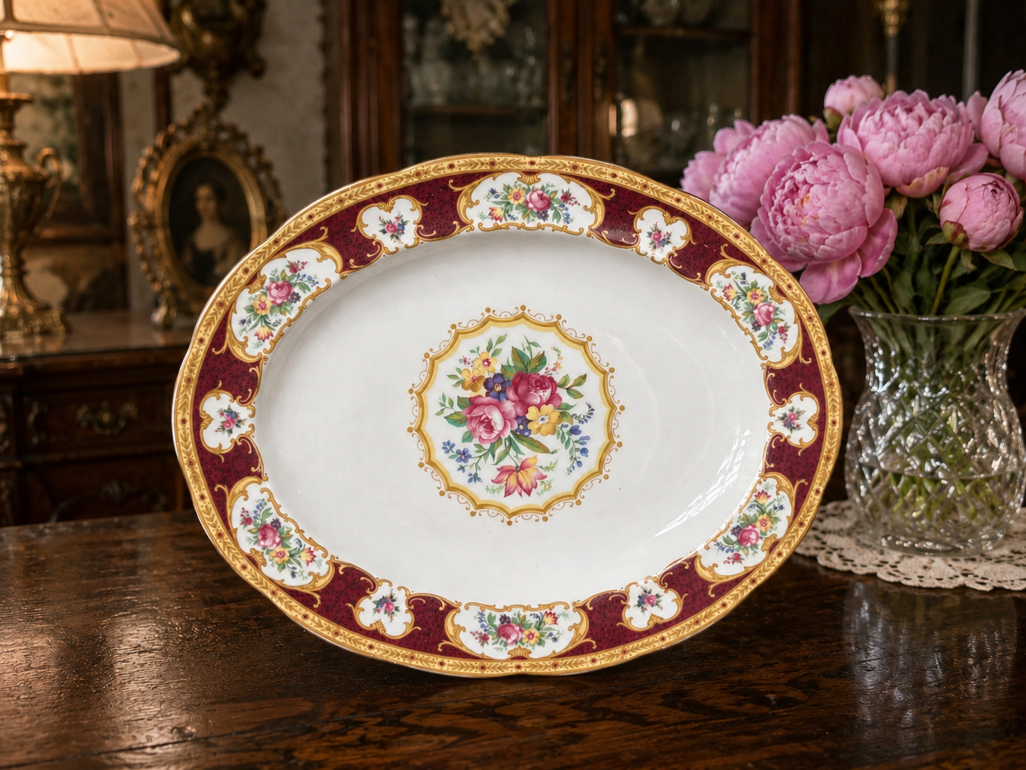 Royal Albert ‘Lady Hamilton’ Large Oval Platter