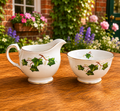 Colclough Ivy Leaf Medium Milk Jug & Sugar Bowl