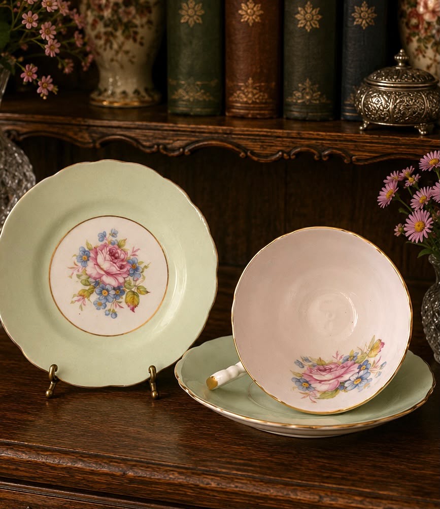 Vintage Fine Bone China Trio – ‘Dainty’ Pattern