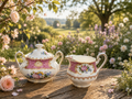 Royal Albert “Lady Carlyle” Milk Jug & Lidded Sugar Bowl