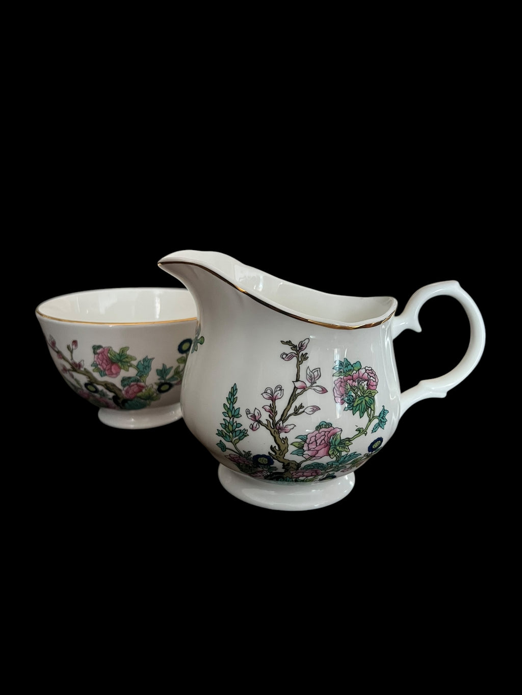 Duchess Indian Tree. Bone China Milk Jug & Sugar Bowl image 1