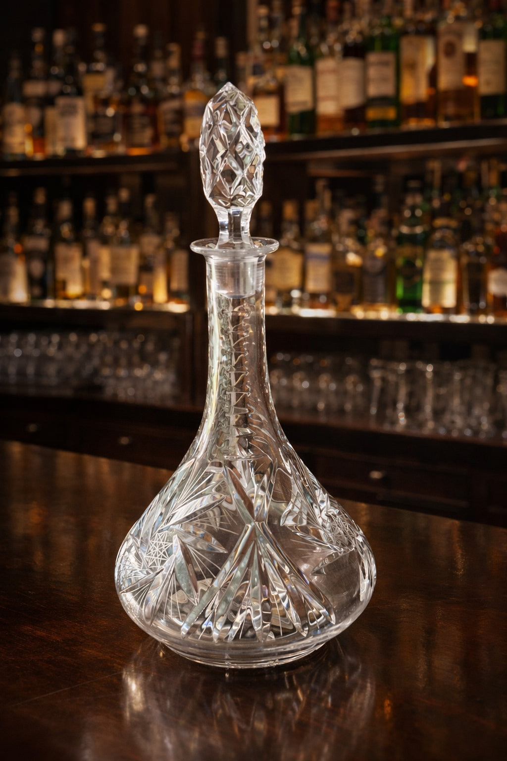 Vintage Crystal Glass Decanter  image 0