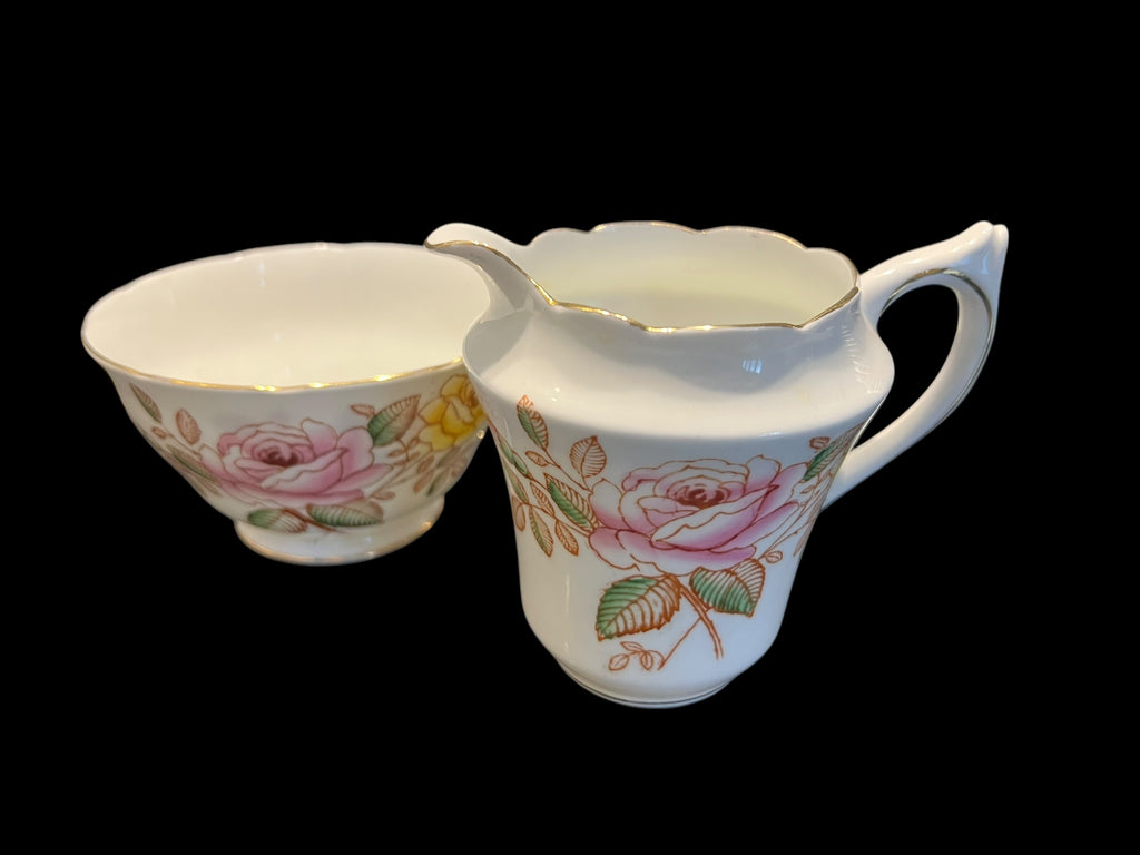 Spencer Stevenson China. Bone China Milk jug & bowl image 3