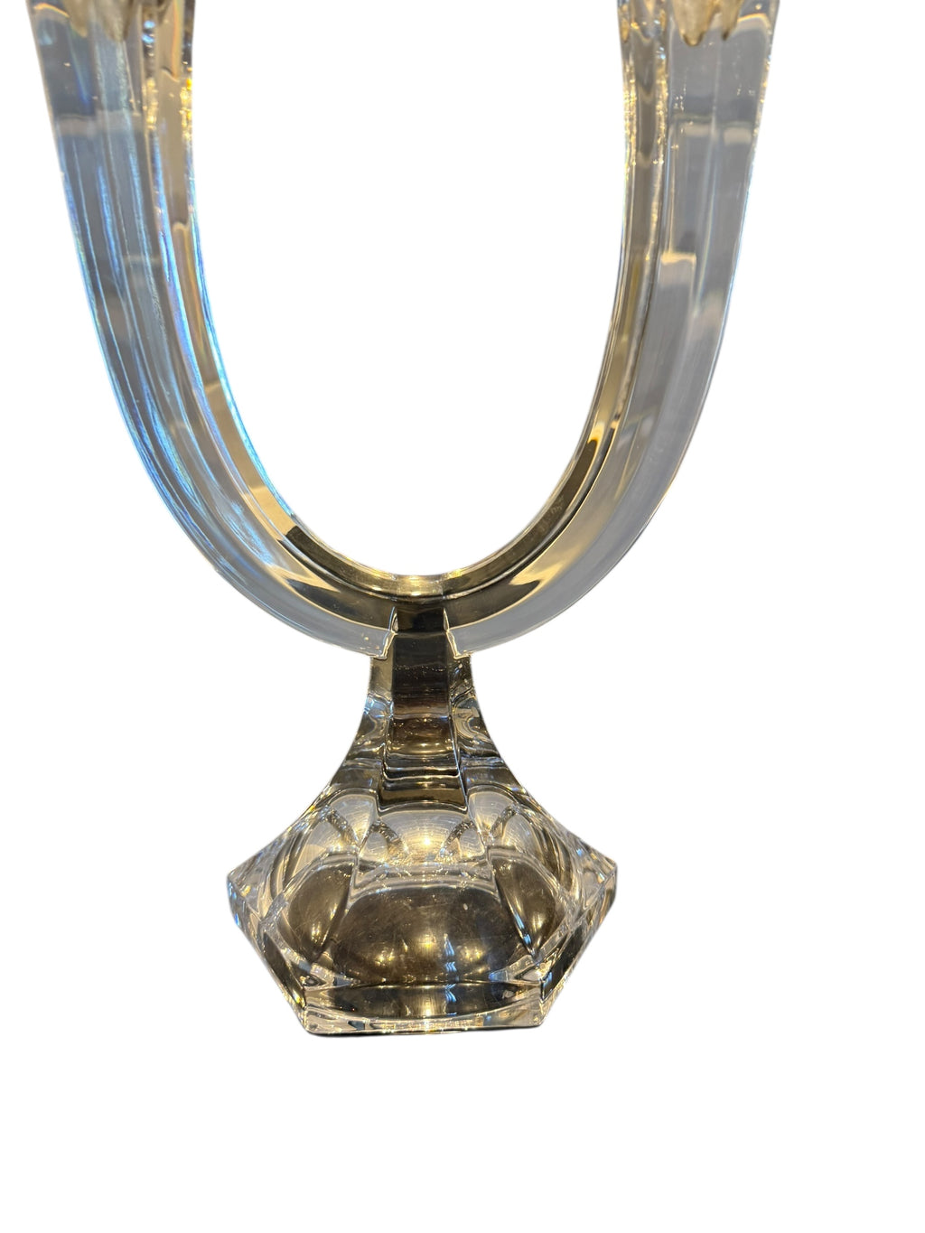 Large Glass Candle Stick image 4