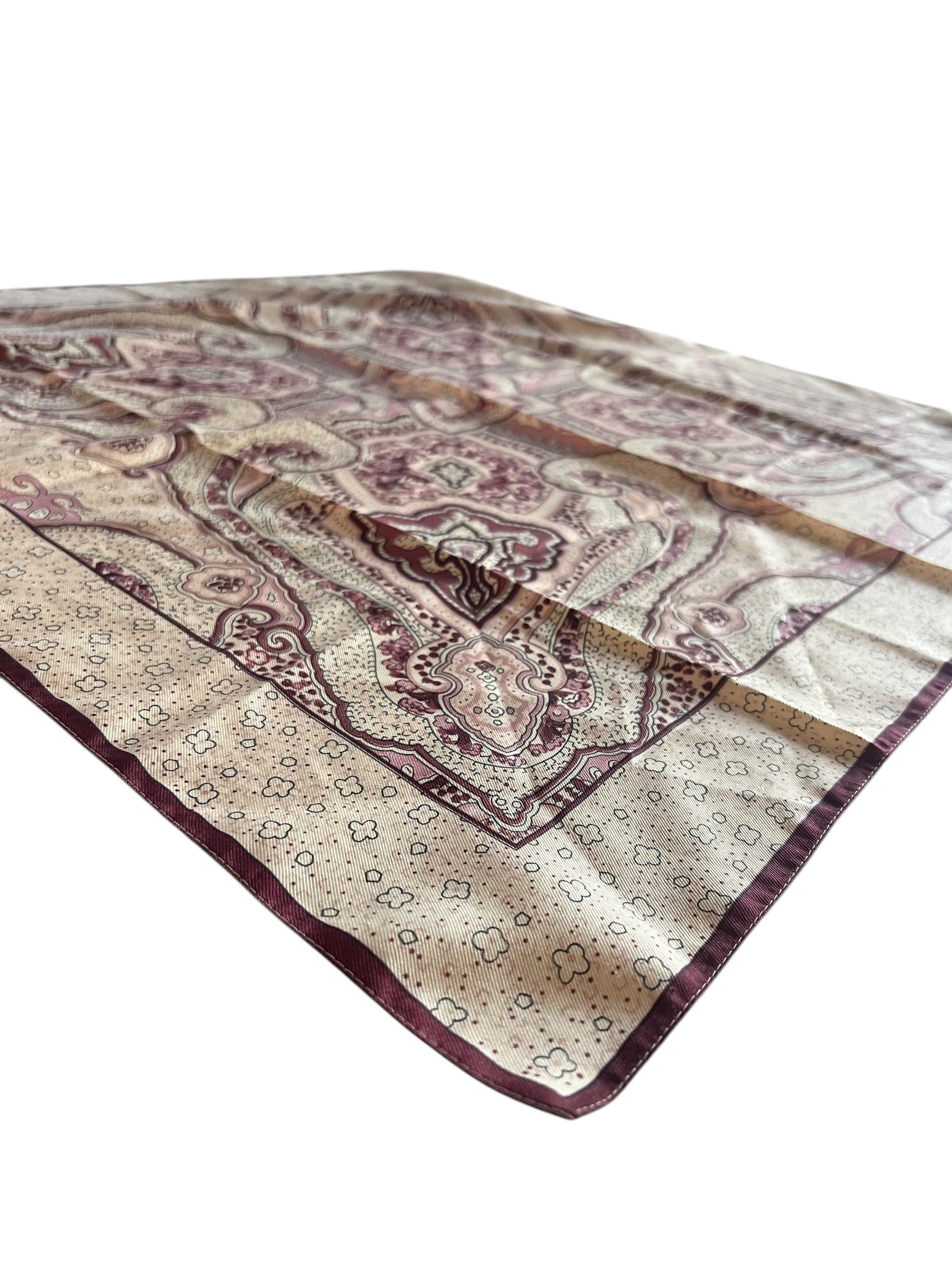 Vintage Scarf. Paisley Floral Design image 2