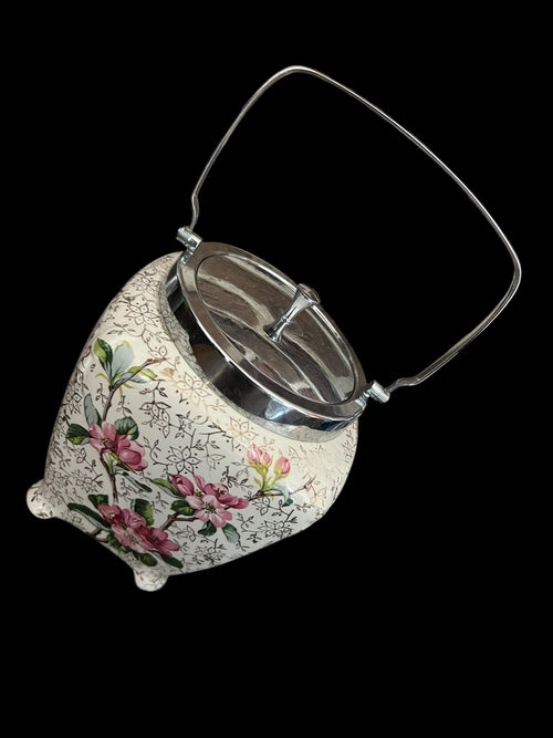 Antique Ceramic Biscuit Barrel image 1