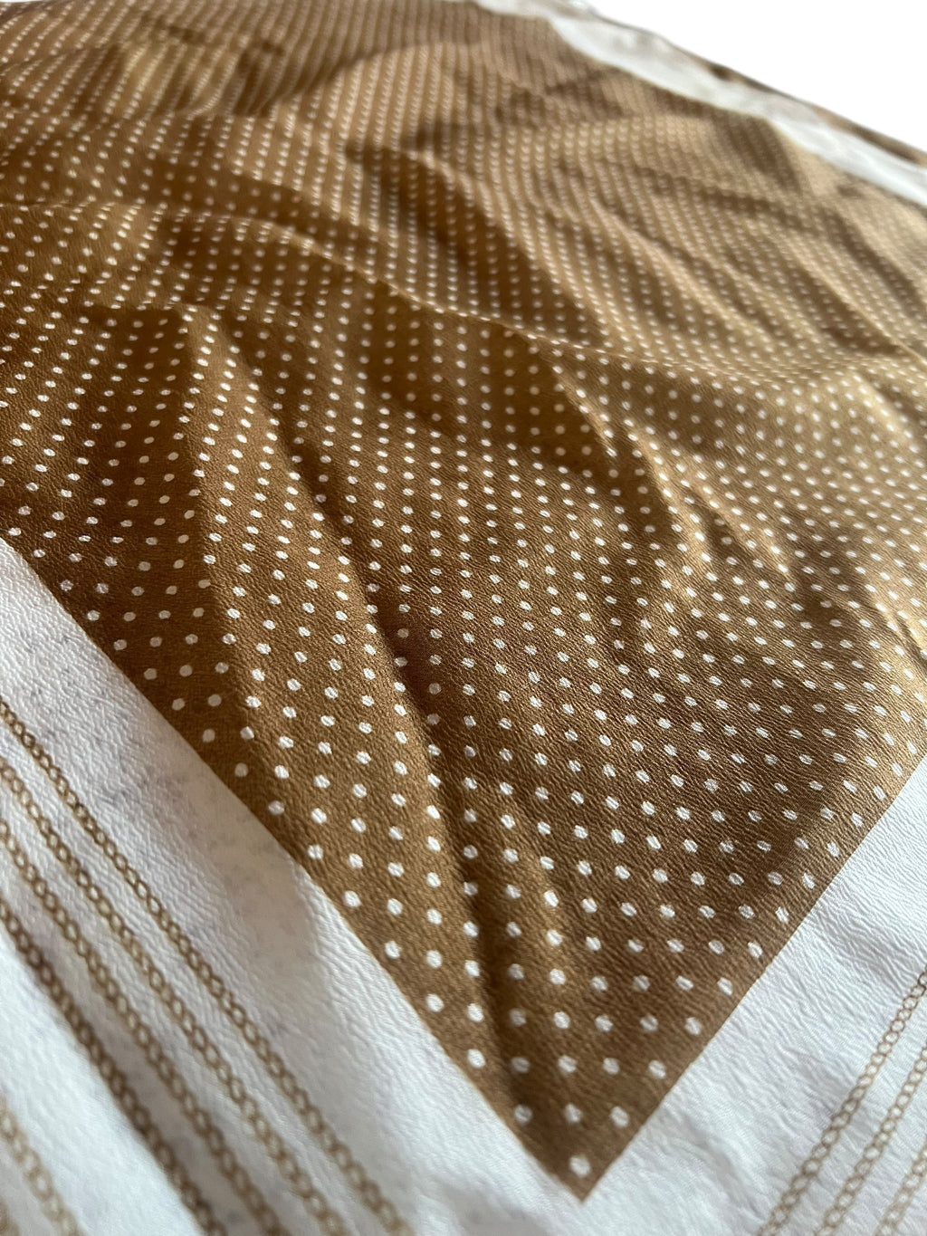 Vintage polka dot scarf.  image 2