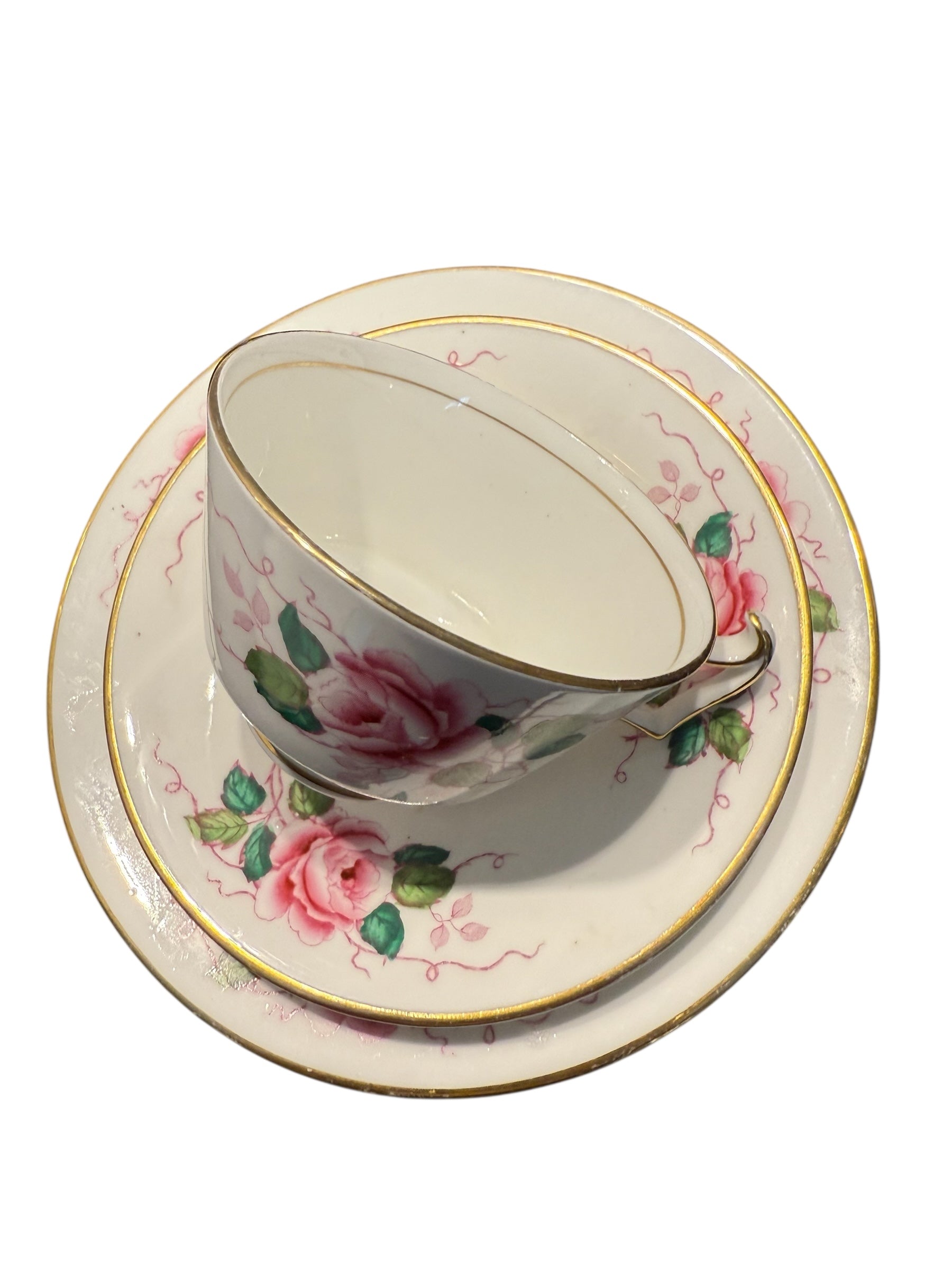 Antique teacup trio. Hancocks Of England image 7