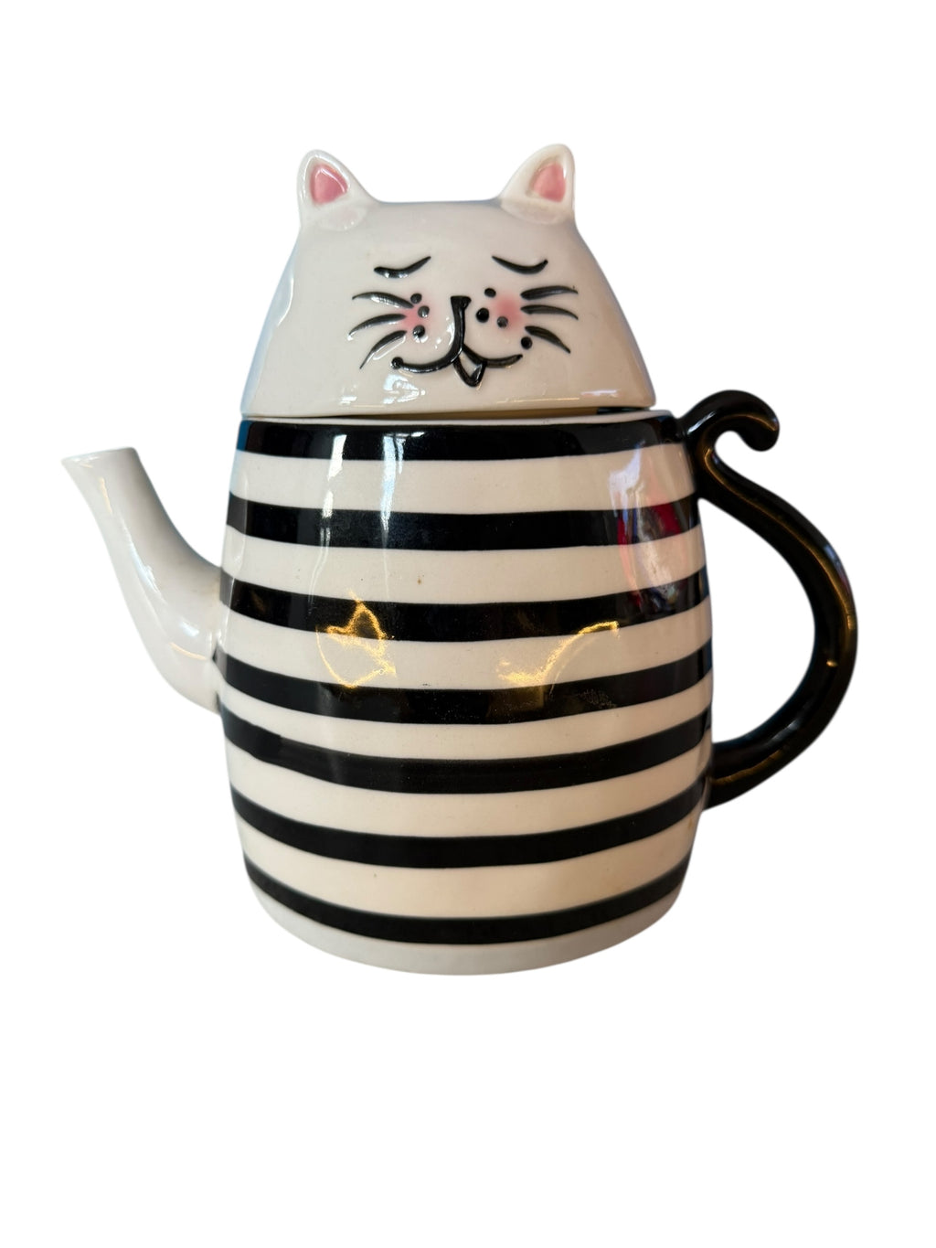 Large Cat Teapot.  image 8