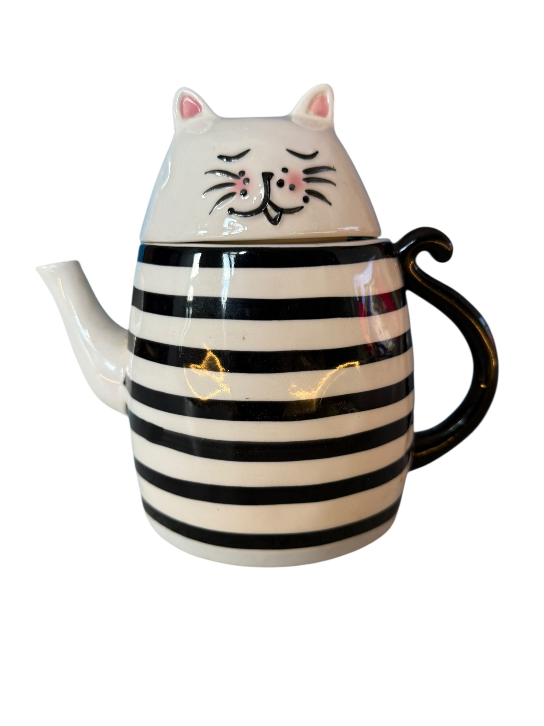 Large Cat Teapot.  image 8