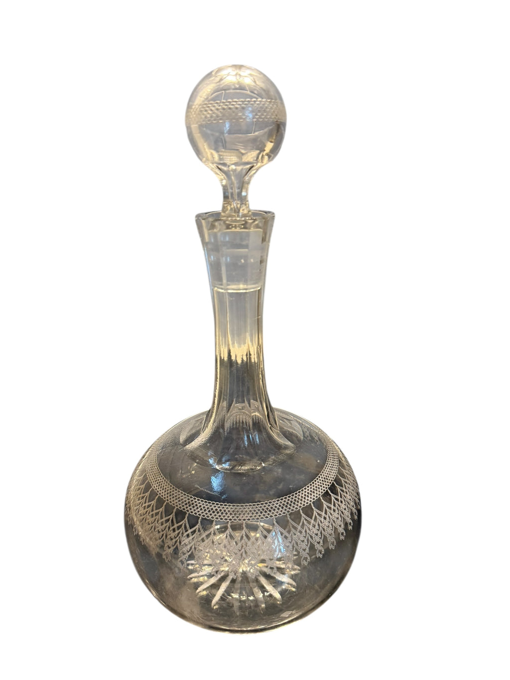 Vintage Decanter. Etched Glass. image 2