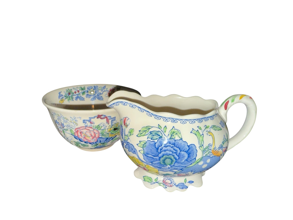 Masons. Regency. Creamer Jug & Bowl.  image 0