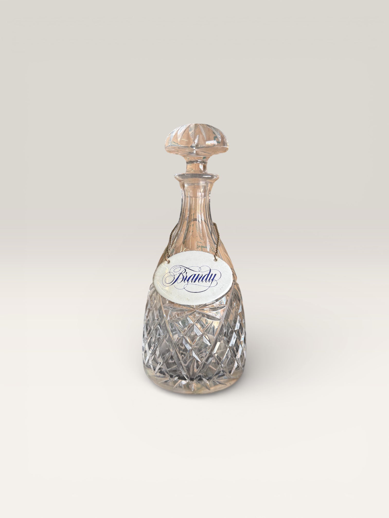 Vintage Crystal Decanter.  image 2