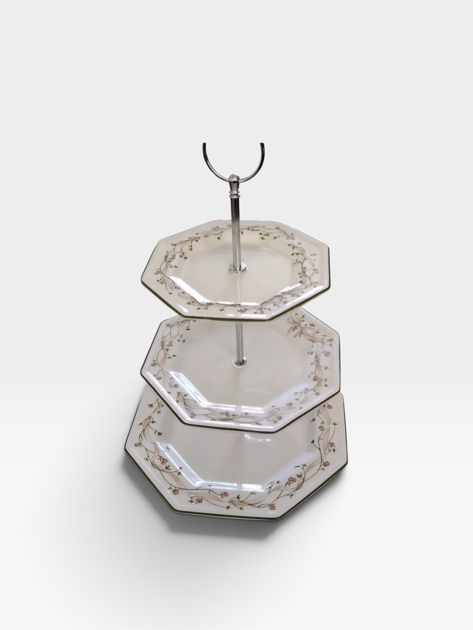 Eternal Beau. Johnson Brothers. 3 tier cake stand