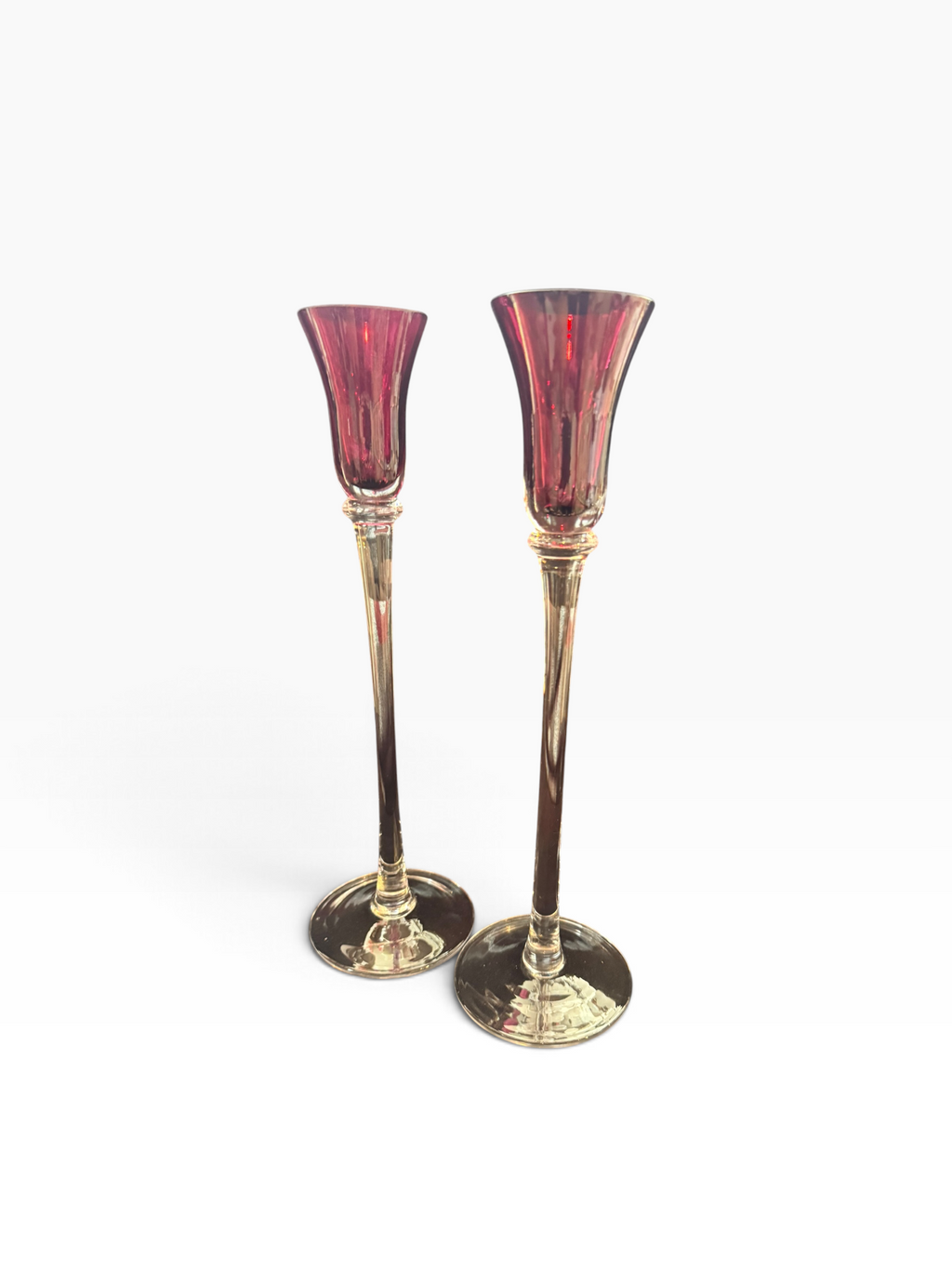 Tall Candlesticks. Matching Pair