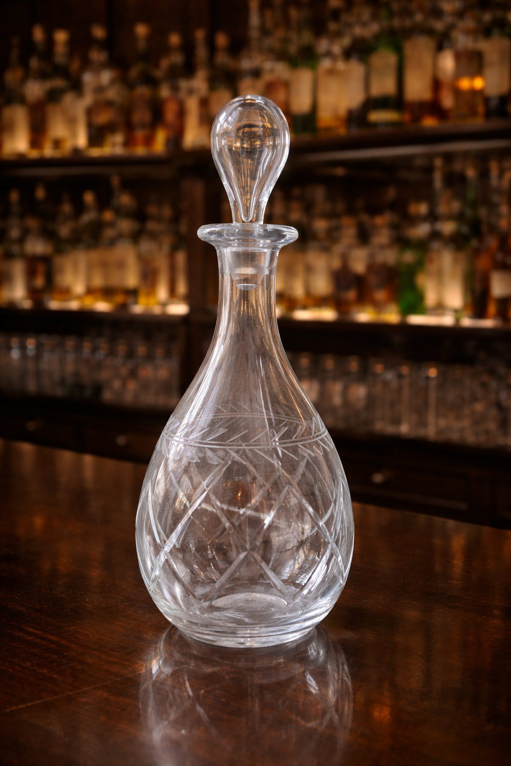 Vintage Crystal Glass Decanter  image 0