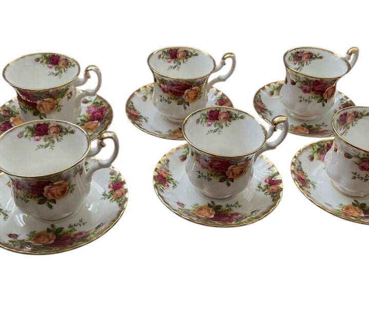 Royal Albert Old Country Roses Coffee Set image 4