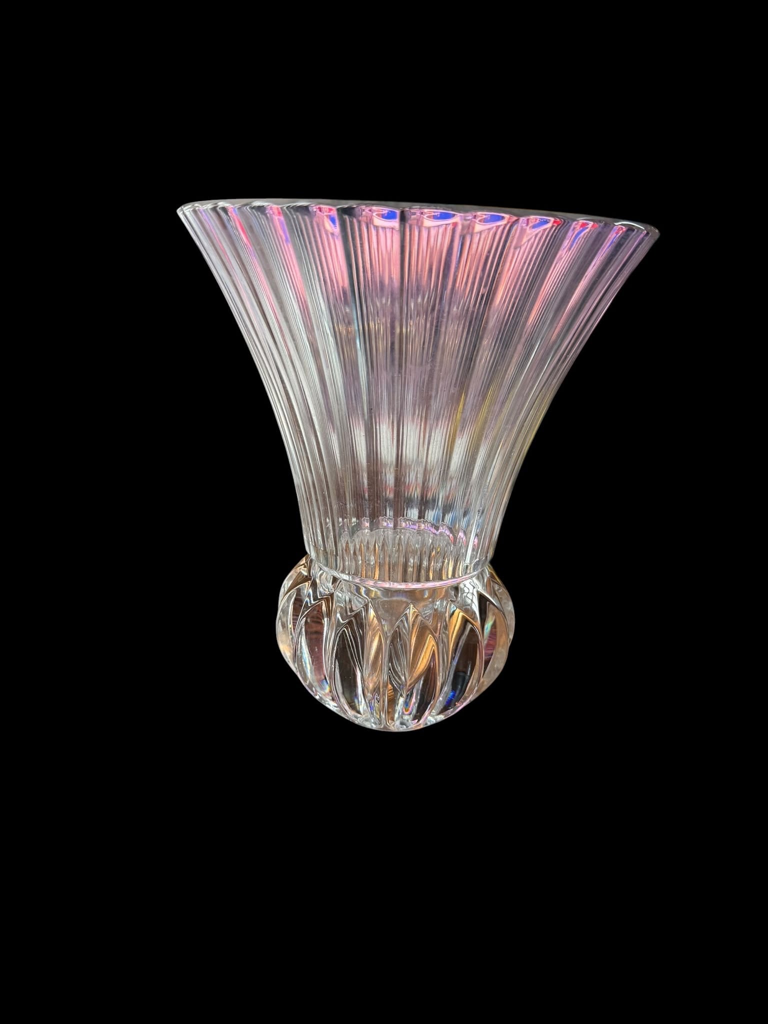 Large Crystal Vase