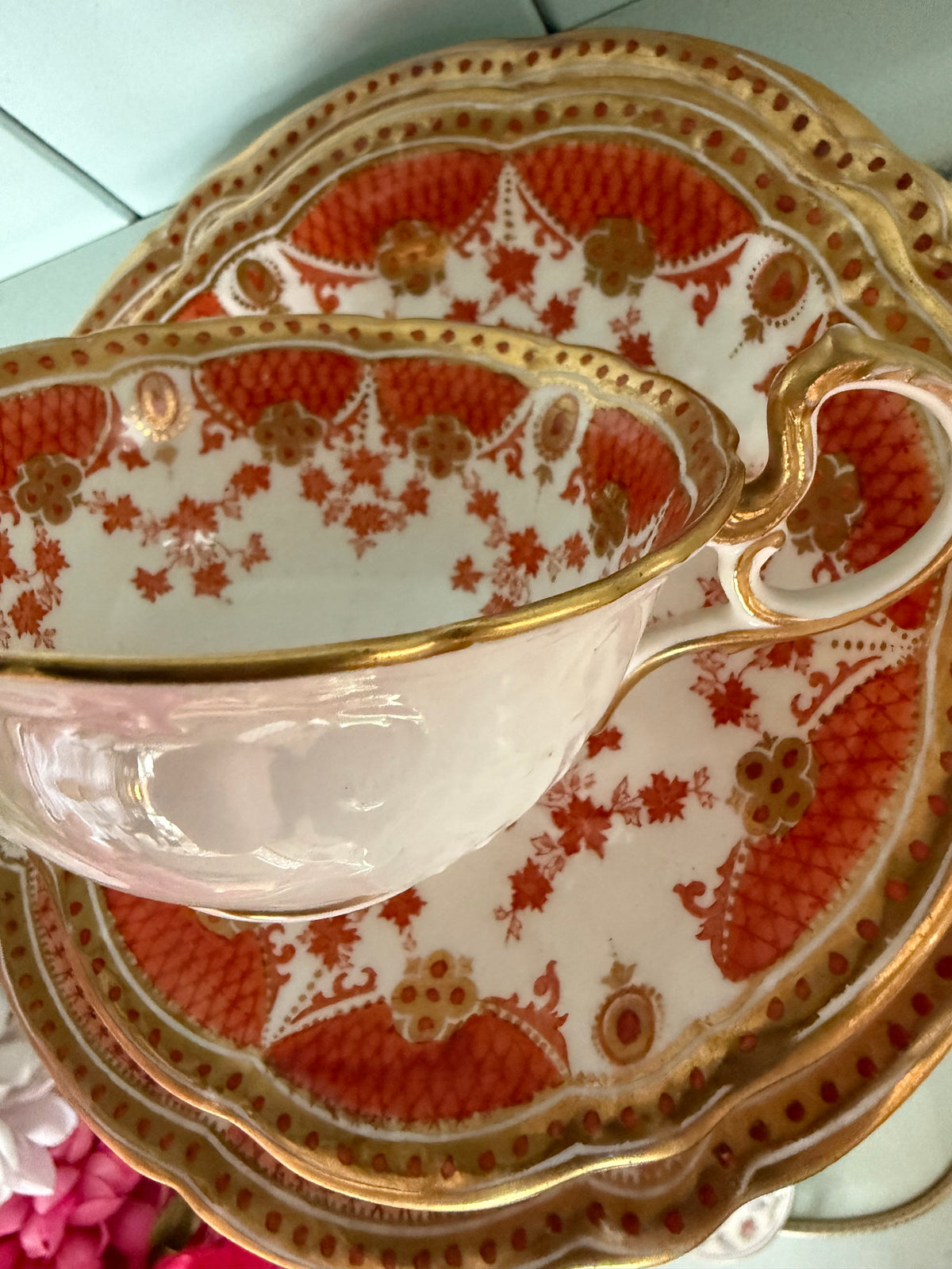 Antique. AYNSLEY. Trio