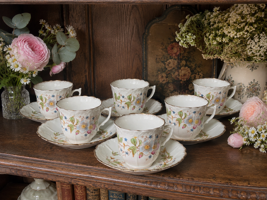 Victorian Floral Duo