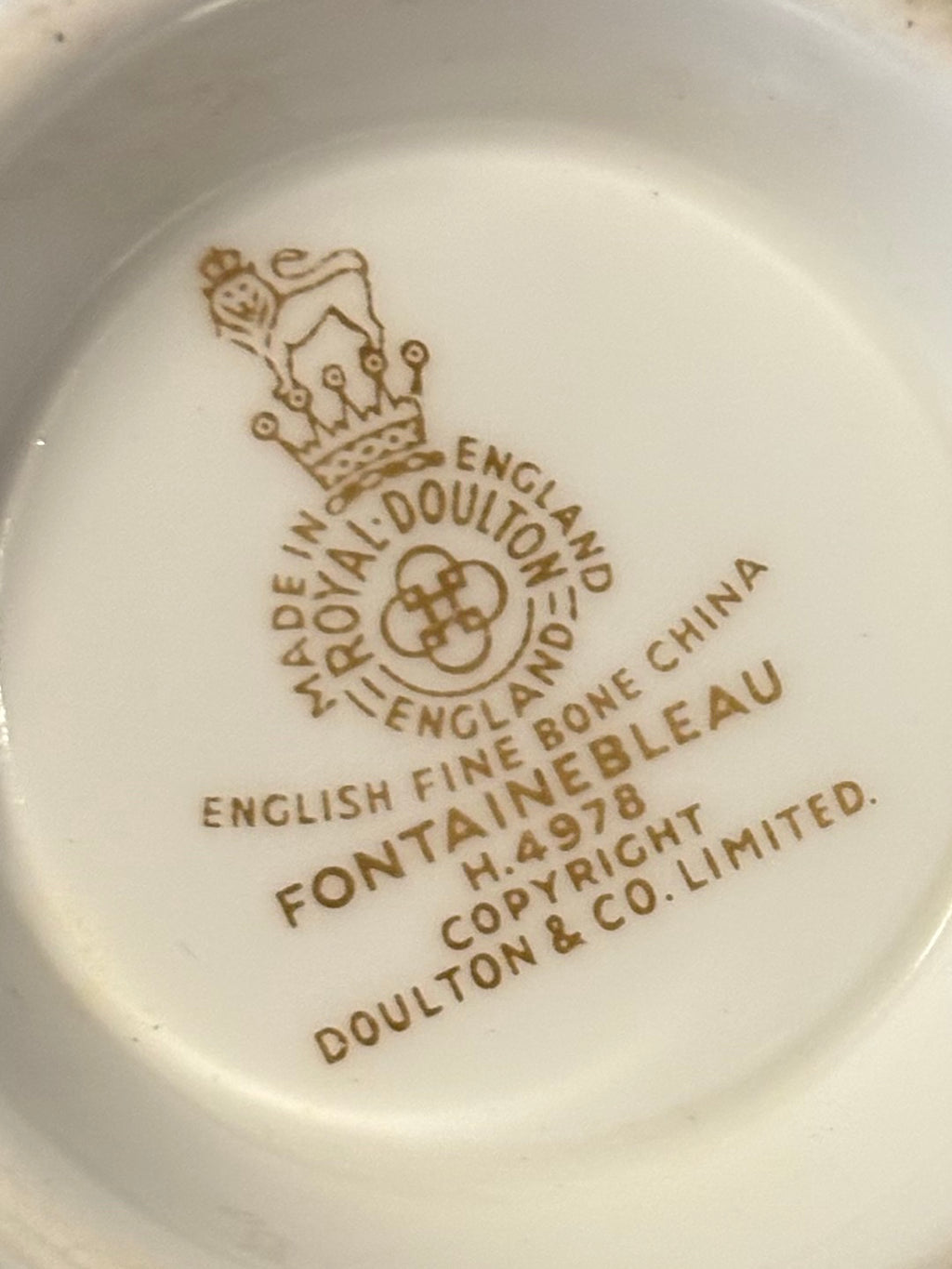 Royal Doulton Fontainebleau Trio  image 1