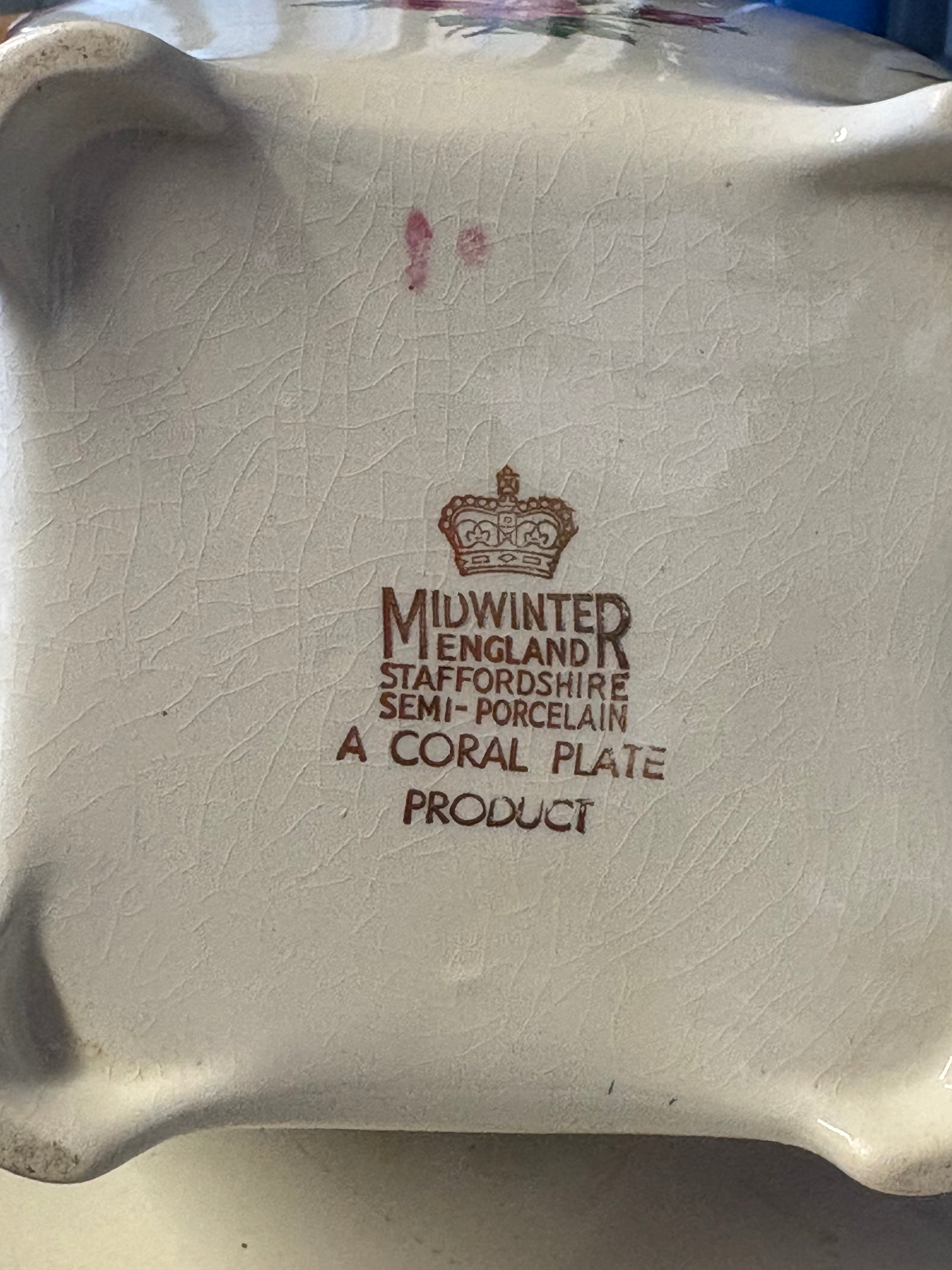 Staffordshire Mid-Winter Biscuit Barrel image 1