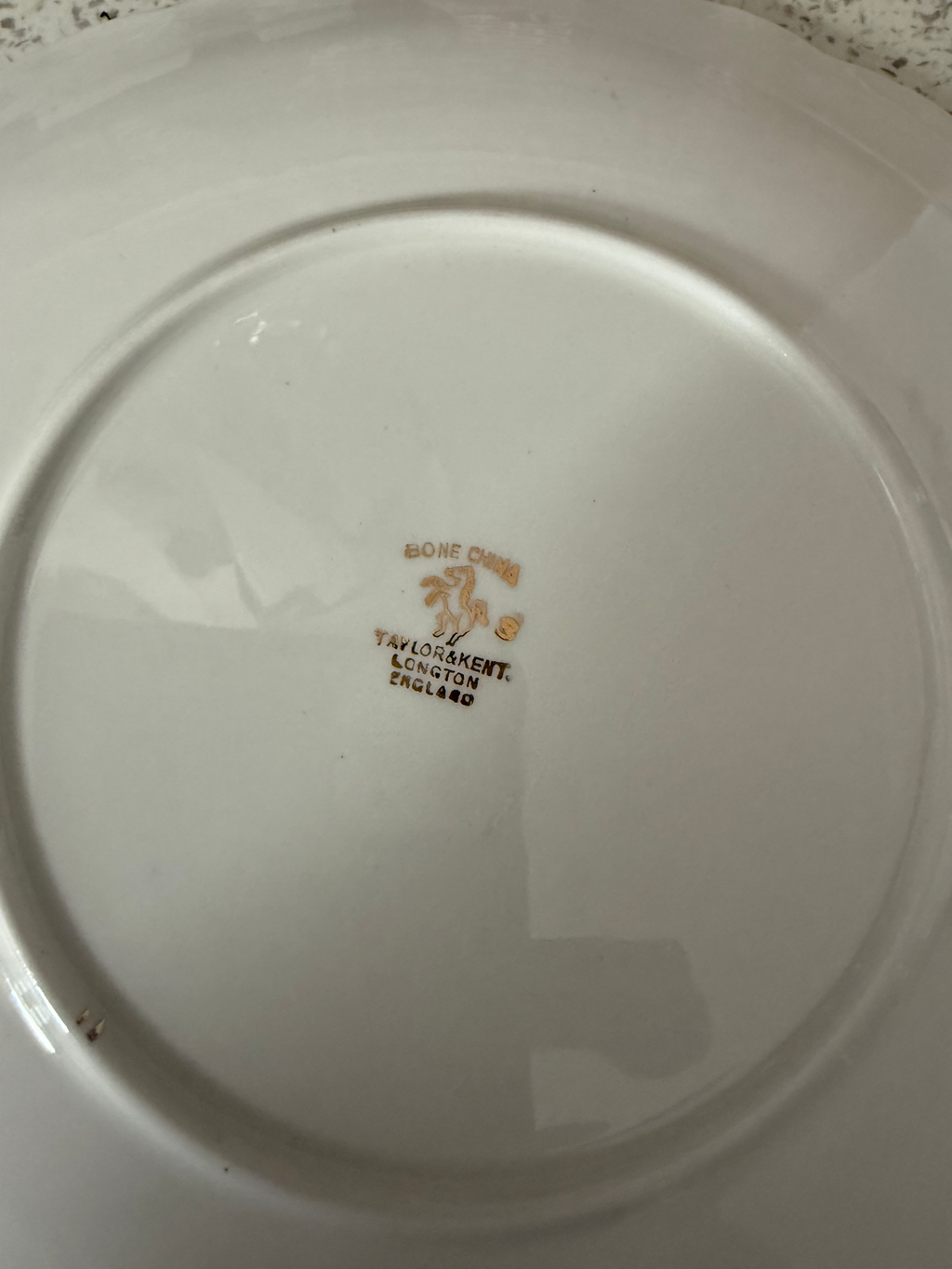 Taylor & Kent. Vintage China Cake Plate.  image 4