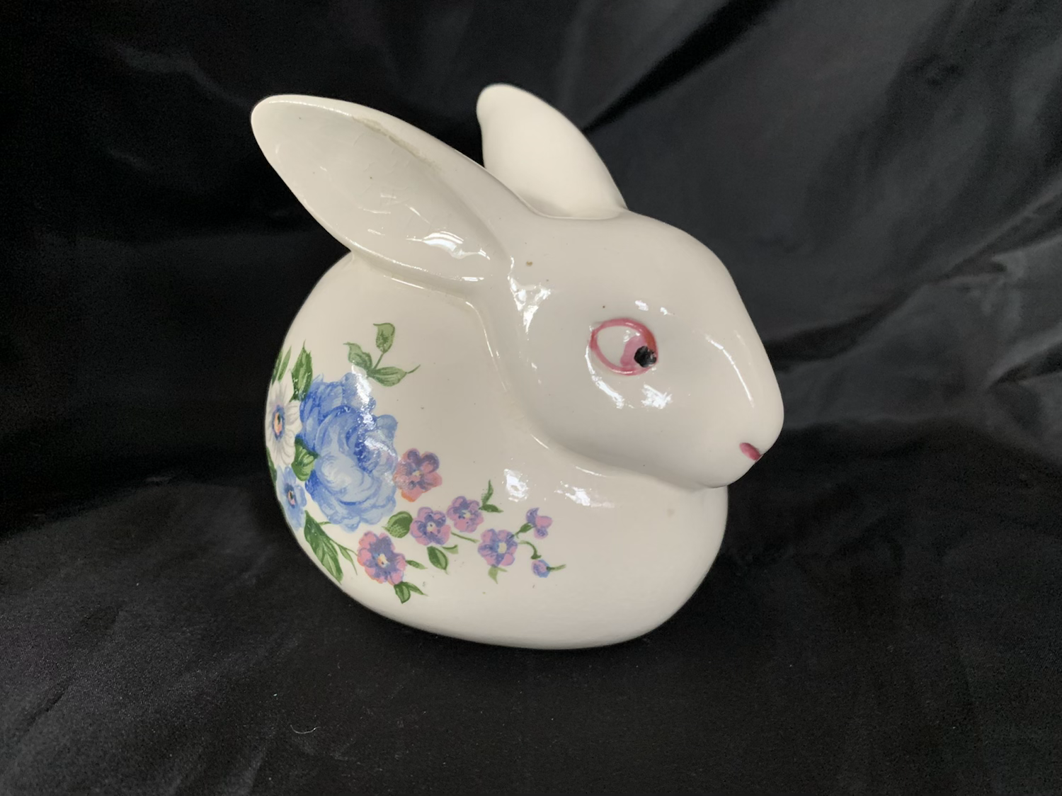 Vintage Money box. Rabbit. Bone china image 3