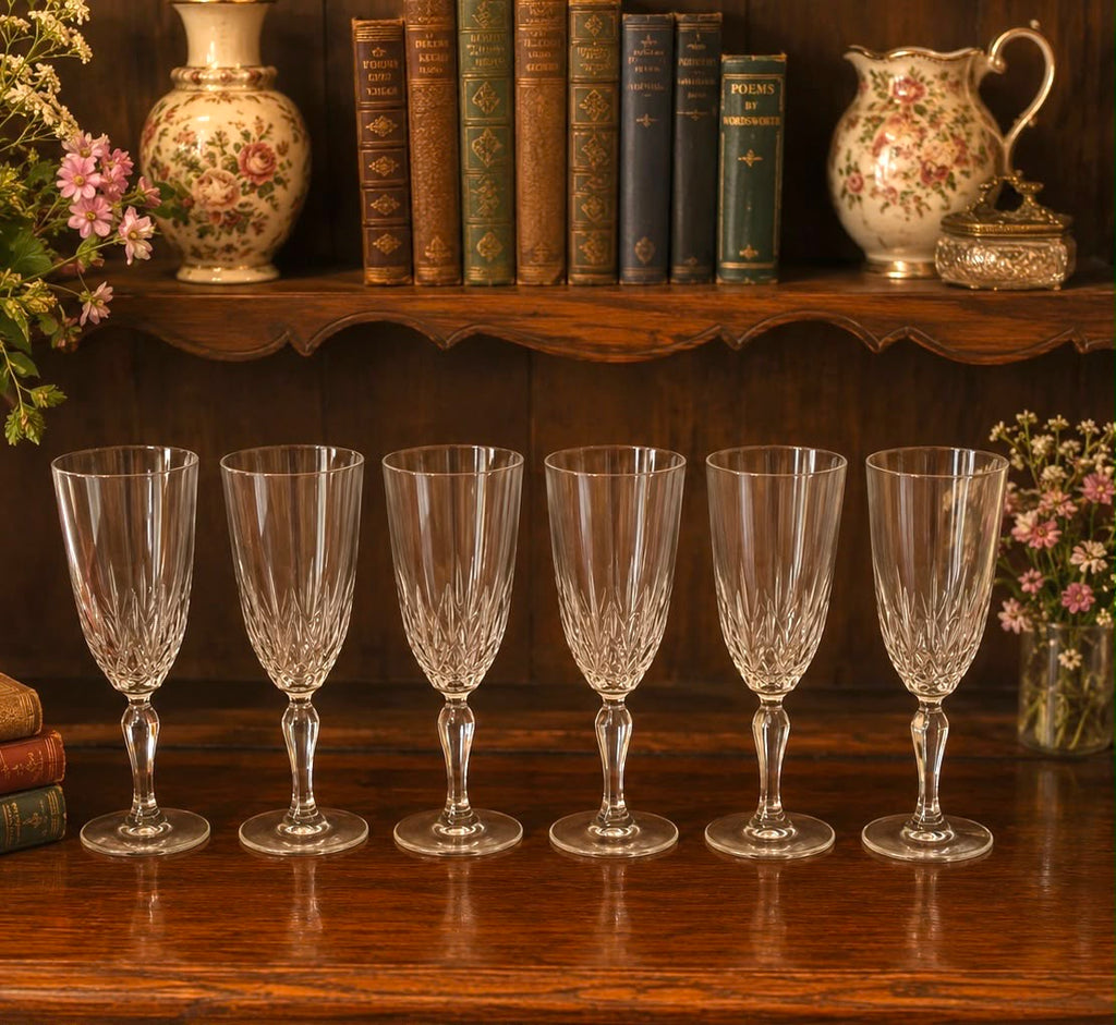 Set of 6 Vintage Champagne Coupes