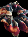 Large winter fruits scarf.  image 0