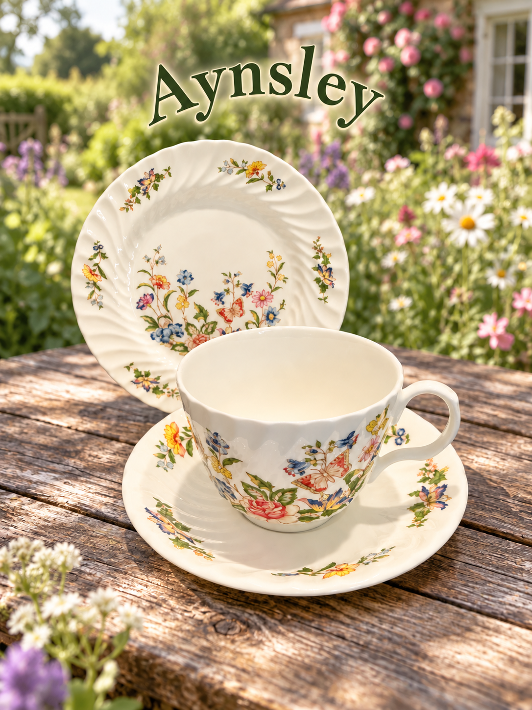 Aynsley Cottage Garden Trio