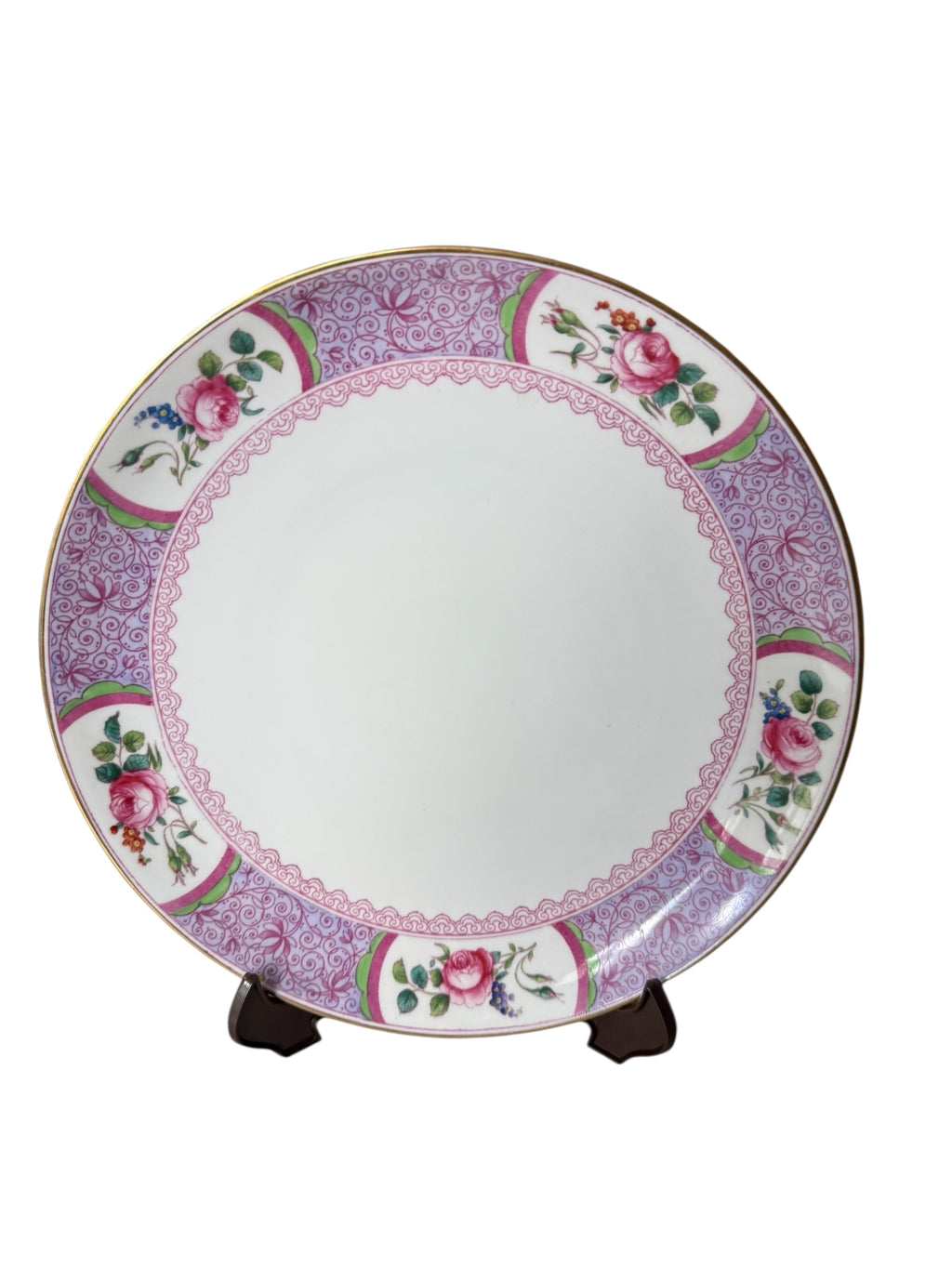 Copeland Spode. Pair Antique Vintage China Cake Plates. image 4