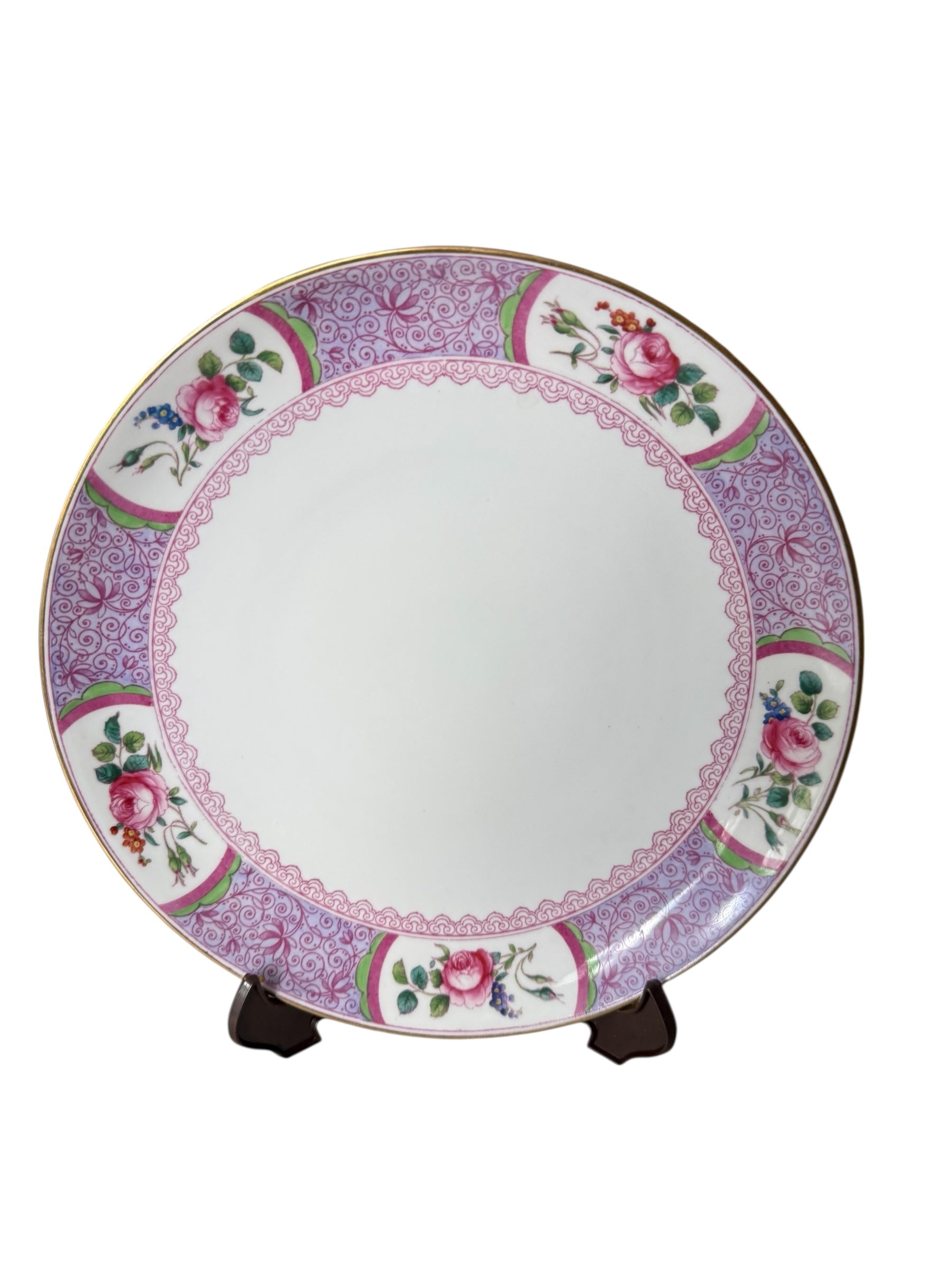 Copeland Spode. Pair Antique Vintage China Cake Plates. image 4