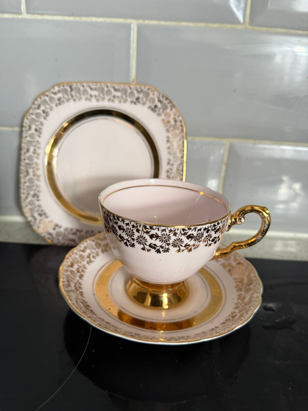 Vintage Trio. Baby Pink & Gold image 5