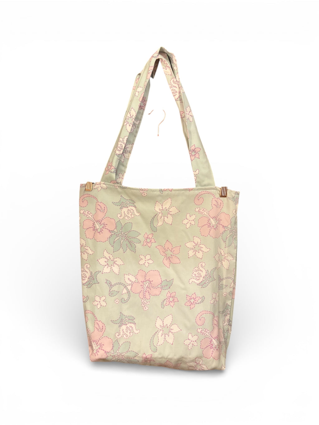 Handmade Orchid Flower Design Tote Bag  image 0