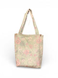 Handmade Orchid Flower Design Tote Bag  image 0
