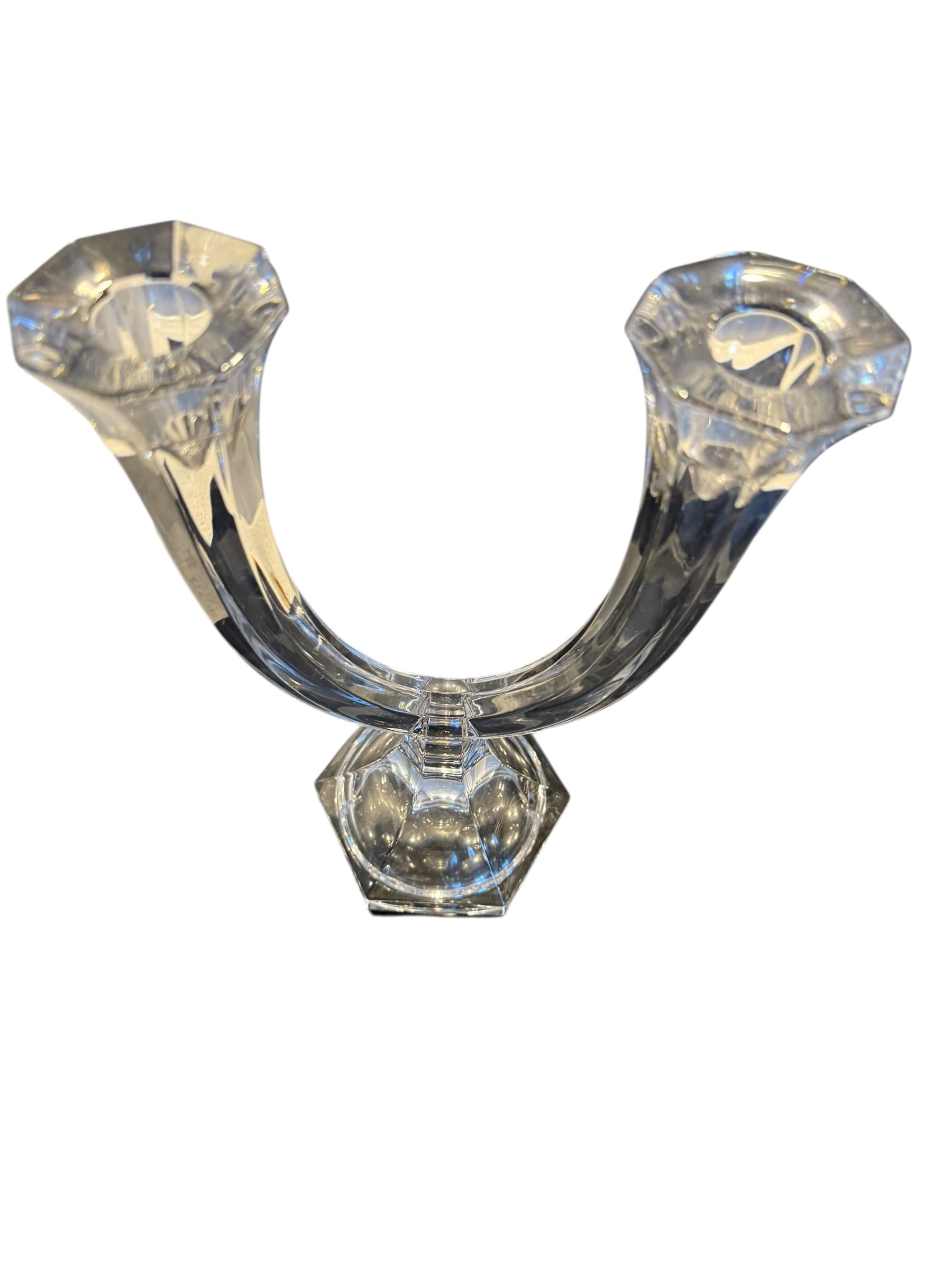 Large Glass Candle Stick image 3